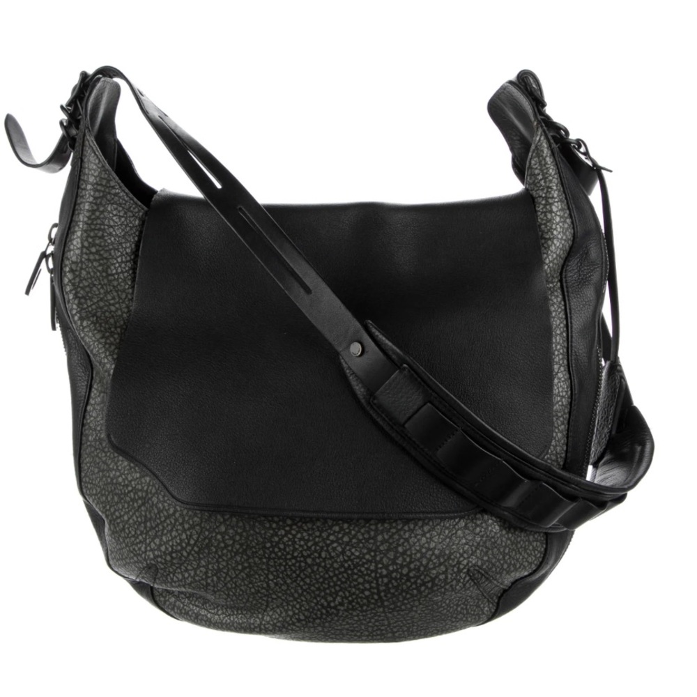 rag & bone Black and Gray Shoulder Bag